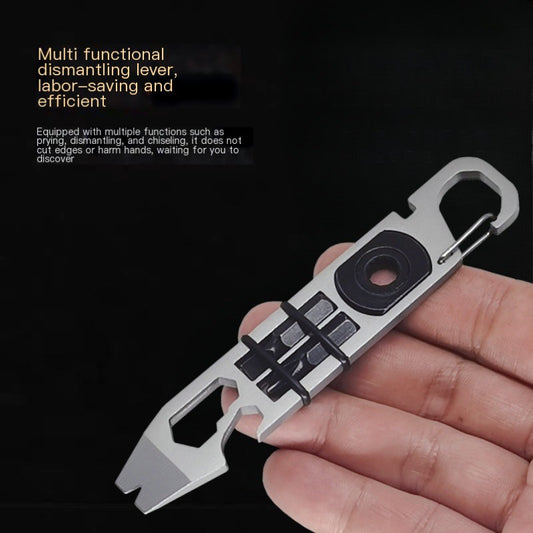 Multifunctional EDC Tool with Pry Bar and Bottle Opener