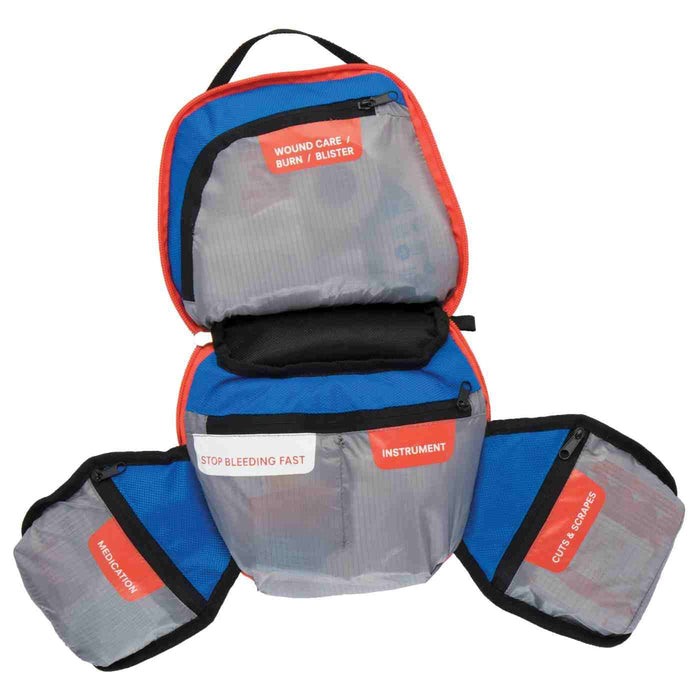 Adventure Medical Kits Mountain Series Medical Kit - Backpacker - Emergency Medical First Aid Kit - For 2 People for 4 Days - Comes with a Trauma Pad Medicine Guide Book & More