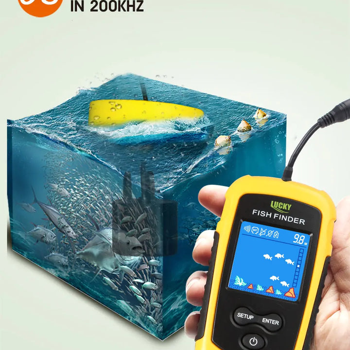 Fish Finder, Sonar Fishing Detector and Gear