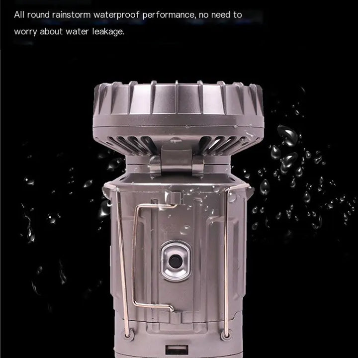 Solar Camping Lantern Fan