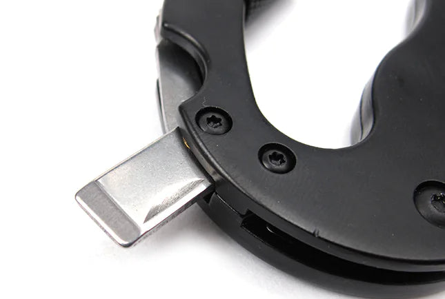 Outdoor Survival Multi-Functional Carabiner with Knife