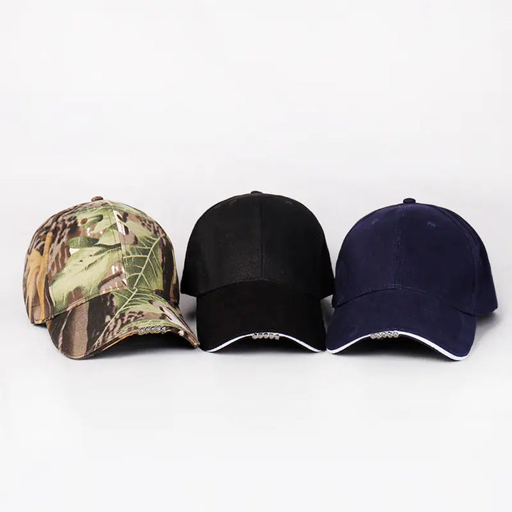 Outdoor Lighting Baseball Cap for Hiking