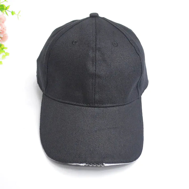 Outdoor Lighting Baseball Cap for Hiking