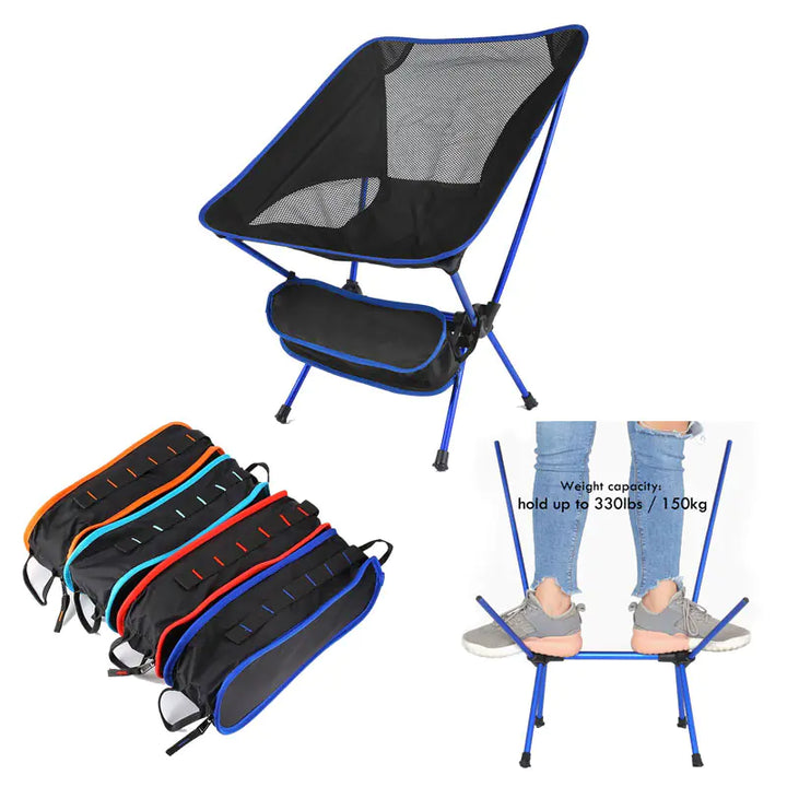 Portable Outdoor Moon Chair for Fishing and Camping