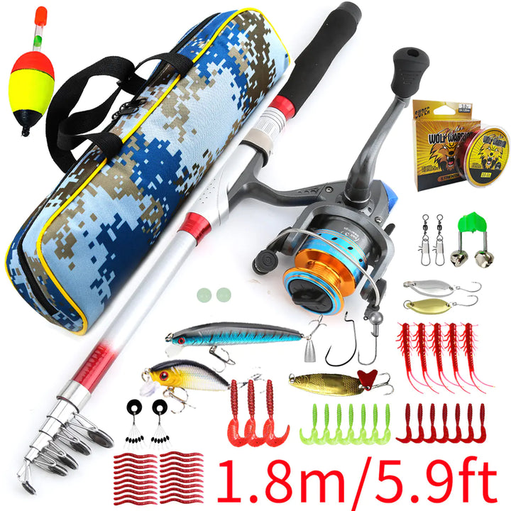 ZURYP Fishing Gear Set for Long-Distance Angling