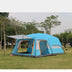 Double-Layer Waterproof Camping Tent with Two Bedrooms