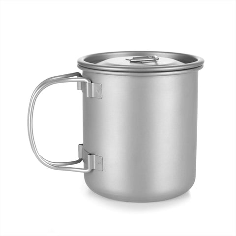 Titanium Folding Cup for Camping and Travel