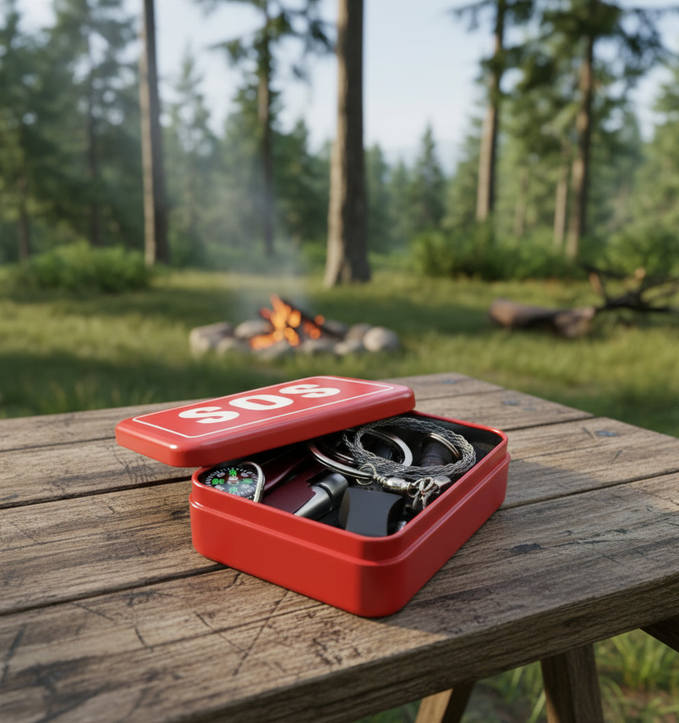 SOS Emergency Gear Kit for Outdoor Survival and Vehicle