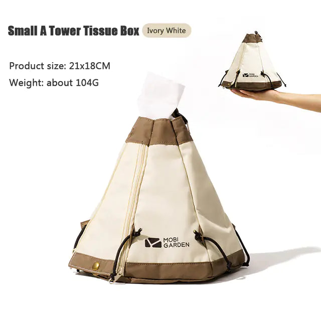 Mugaodi Tower Outdoor Camping Cotton Tissue Box