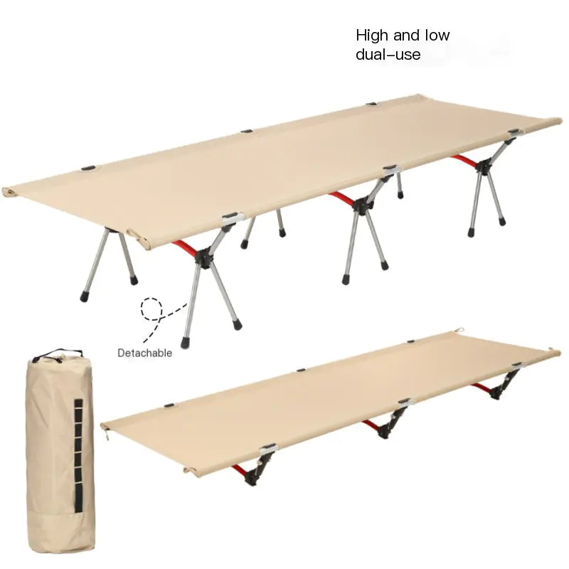 Lightweight Outdoor Folding Bed for Camping and Office