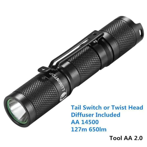 Lumintop TOOL AA 2.0 EDC Flashlight Compatible with 14500