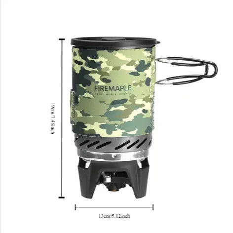 Hiking, Camping  Portable Pot/Jet Burner Set