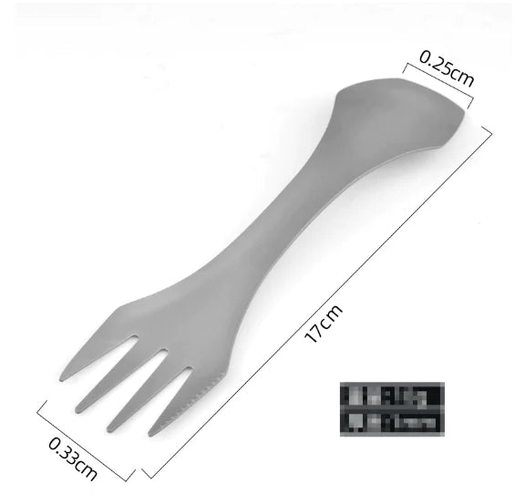Titanium Fork and Spoon Set