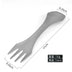 Titanium Fork and Spoon Set