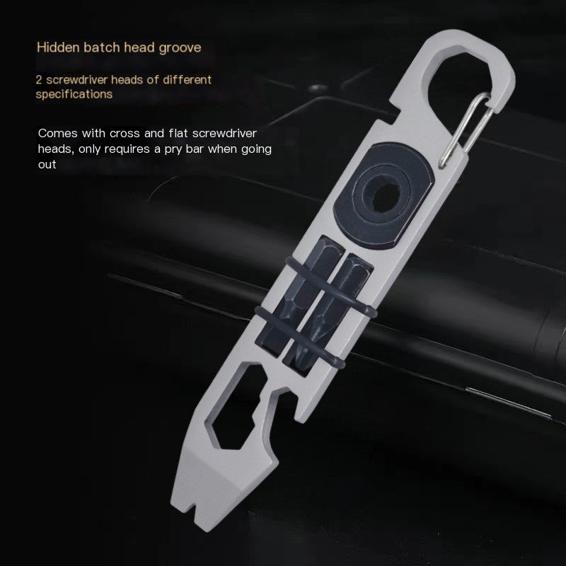 Multifunctional EDC Tool with Pry Bar and Bottle Opener