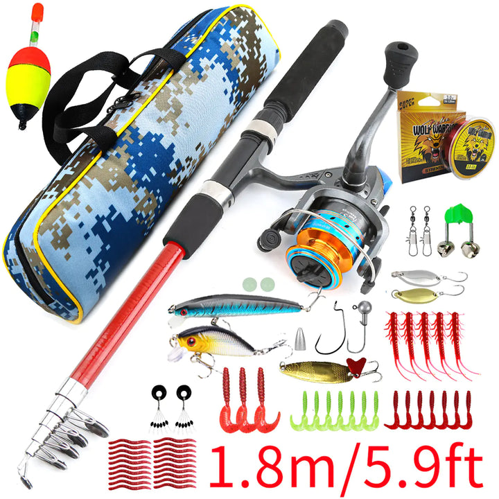 ZURYP Fishing Gear Set for Long-Distance Angling