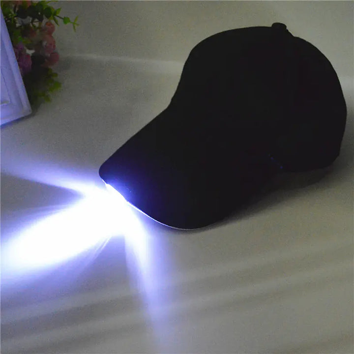 Outdoor Lighting Baseball Cap for Hiking
