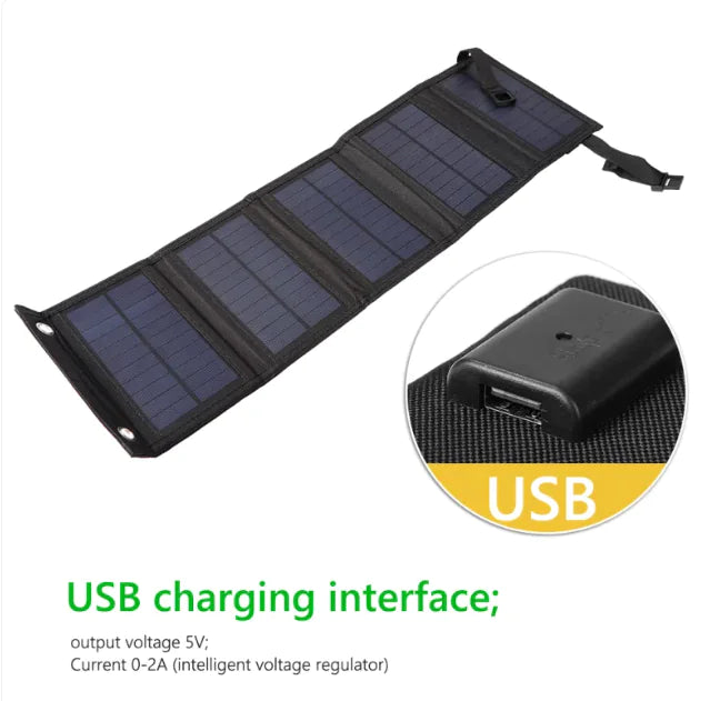 Foldable Solar Panel for Outdoor Travel