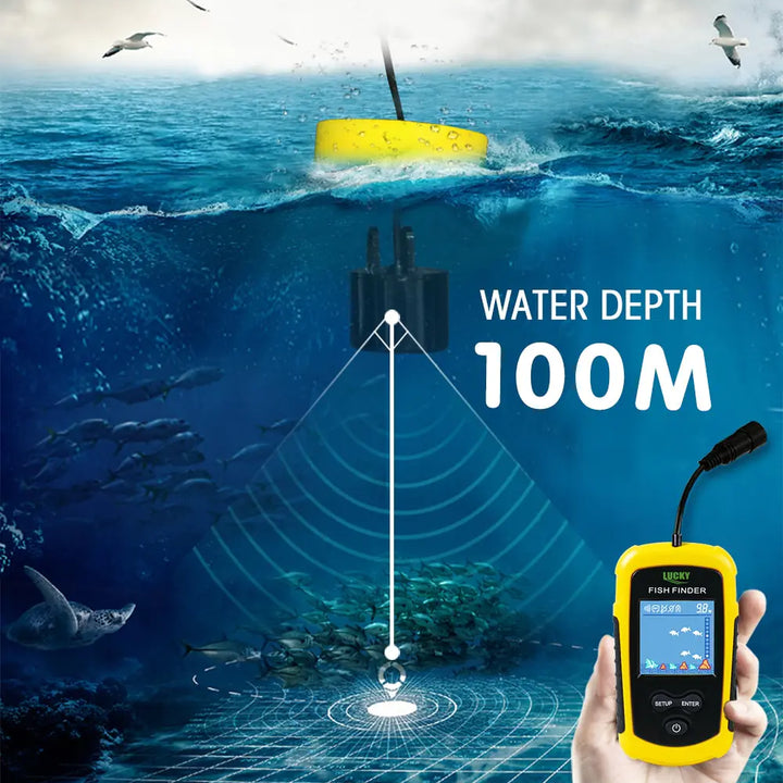 Fish Finder, Sonar Fishing Detector and Gear