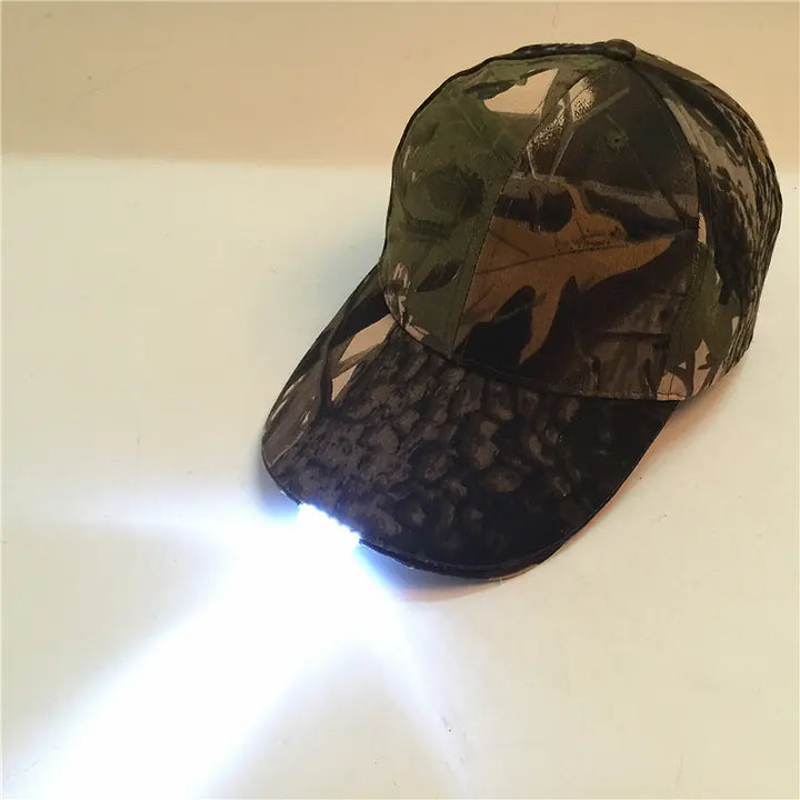 Outdoor Lighting Baseball Cap for Hiking