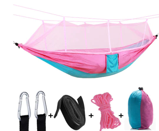 Outdoor Mosquito Net Hammock for Camping - Lightweight Nylon