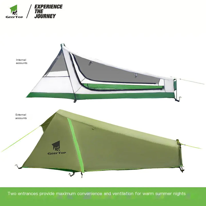 New Waterproof Pyramid Tent for Outdoor Camping