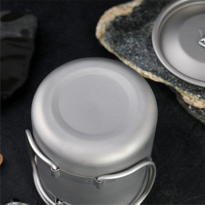 Titanium Folding Cup for Camping and Travel