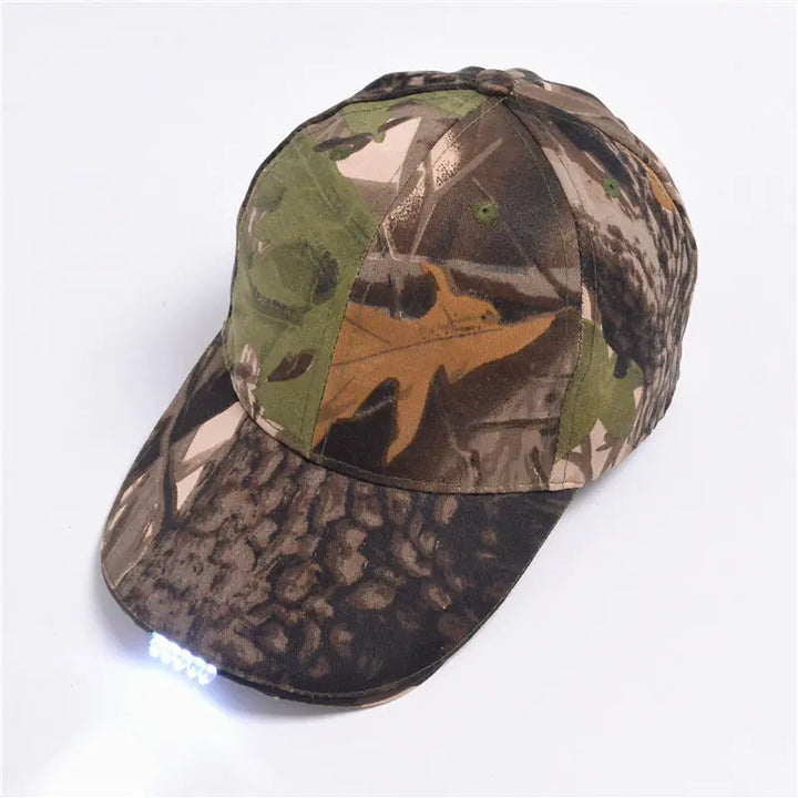 Outdoor Lighting Baseball Cap for Hiking
