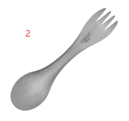 Titanium Fork and Spoon Set